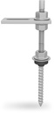 K2 - fénix - Kit Vis à double filetage M10x 200