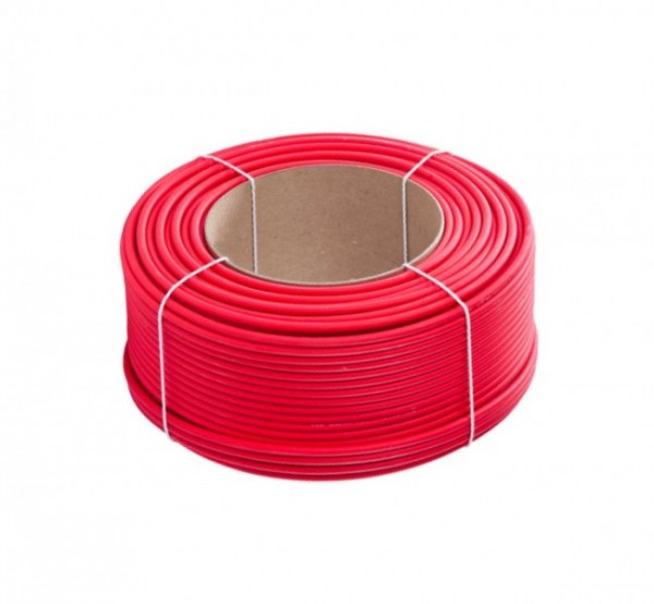 Destockage  - Câble solaire 4mm2, bobine de 100m, ROUGE - w