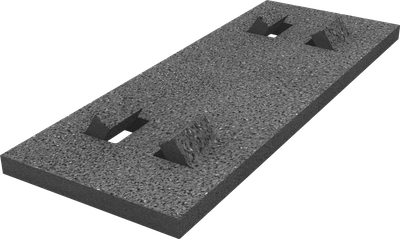 Destockage - K2 - Tapis de protection Dome - D1000 - alu