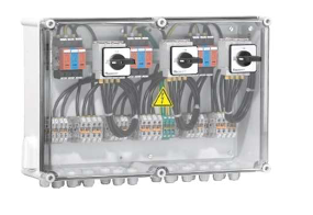 DESTOCKAGE - Coffret Weidmuller 4 MPPT, 2IN/MPP, 1OUT/MPP, parafoudre TYPE I/II, connecteur EVO2 Stäubli - PVC DC 2INx4 4MPPT