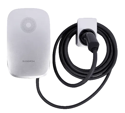 [12-A0CH1083] Borne de recharge Sungrow - Load PV - Load management - Triphasé - 22 kW - Prise type 2 - Câble long 7.0 ml - MID - RIFD (villa à 11 kW, si 22 kW alors plus-value)