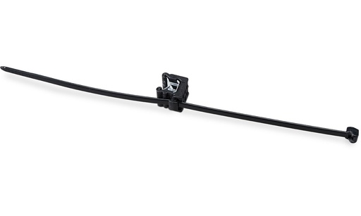 [02-02337] Creotecc - KC2, collier, grande attache de câbles Clip, stabilisé aux UV, pour la fixation sur rails de montage, de 3 à 6 mm - Colson-grand (sachet de 500)