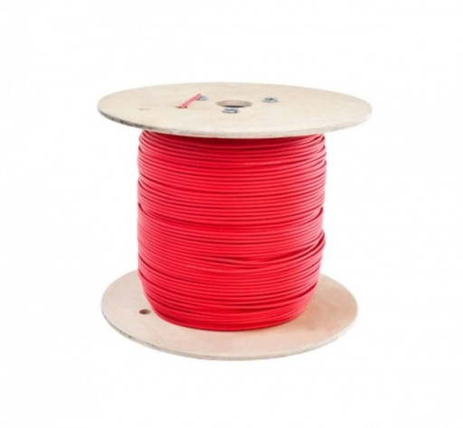 [04-02203B] Câble solaire 6mm2, bobine de 500m, ROUGE - w