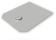 [02-03000] Fénix - Galet en Metal MLS 390x230 mm avec bague d'étanchéité (tuiles plates)