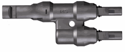 [04-02220] DESTOCKAGE - Stäubli - Connecteurs de dérivation (2xmâle. 1xfemelle) - MC4