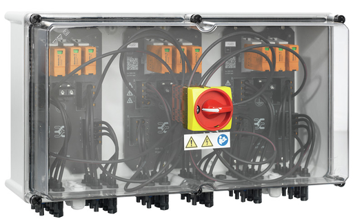 [04-2683220000] DESTOCKAGE - Coffret DC Weidmuller Next 1000 V, 3 MPPT, 3 entrées / 3 sorties par MPPT, Sans porte-fusible, Protection Surtension I et II, Interrupteur-sectionneur, WM4