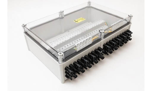 [04-10015] Coffret DC Taru 1100 V, SW MC4 ST, 10 MPPT, 2 entrées / 1 sorties par MPPT, Protection Surtension I et II, Interrupteur-sectionneur